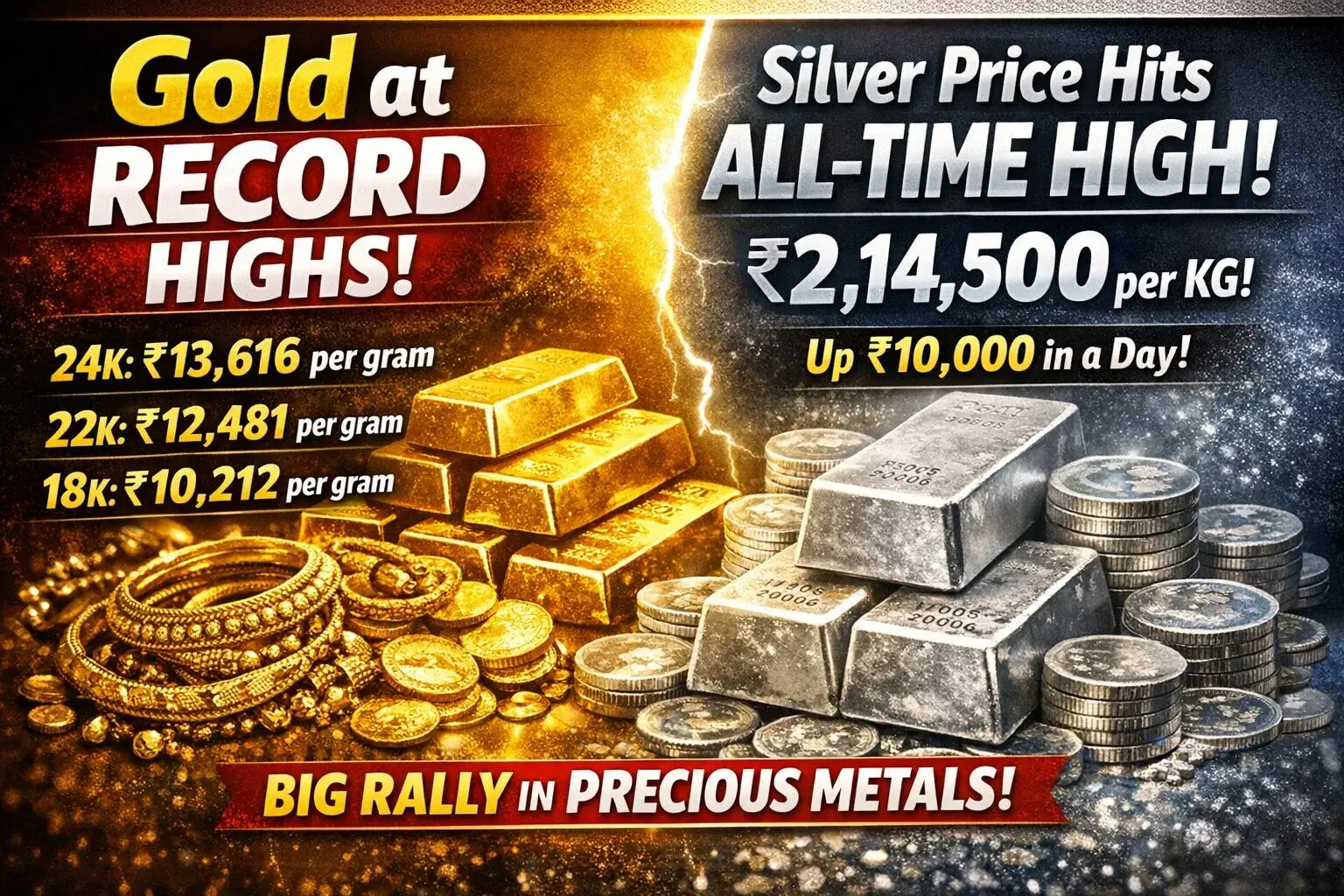 Gold Silver Price Rally