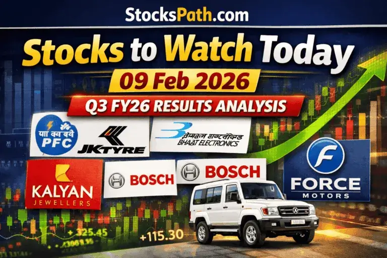 Stocks to Watch Today 9 feb 2026