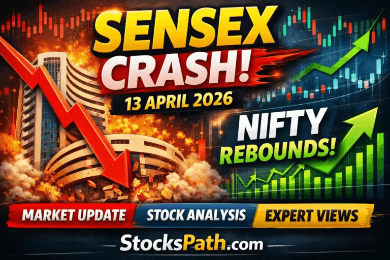 Sensex Today 13 April 2026 Crash